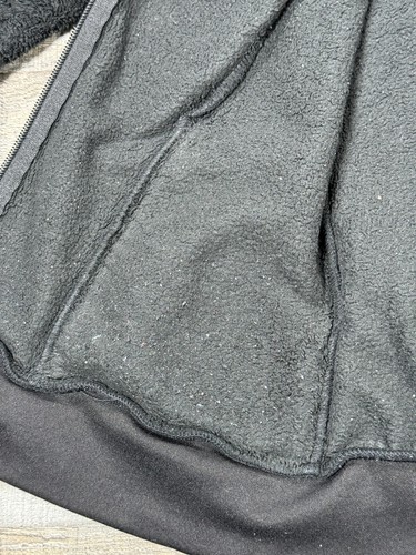 The North Face Jacket Girls Large Black Hooded Fleece Full Zip Hiking Youth - Picture 13 of 19