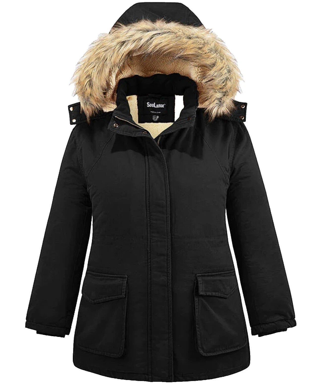 Black Parka Coats & Jackets for Women