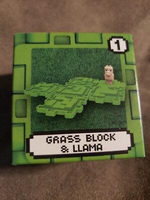 McDonald s Minecraft Movie Happy Meal Toy #1 Grass Block Llama
