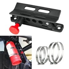 Car Roll Bar Fire Extinguisher Holder Mount Bracket Adjustable For Jeep Wrangler