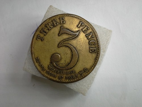 TOKEN/ CHECK THE ROYAL PAIR PUB 3d EXCELLENT CONDITION - 第 4/4 張圖片