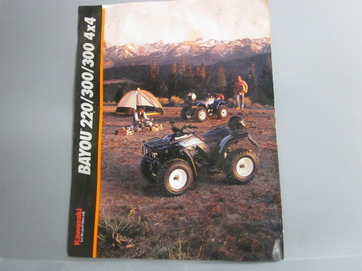 ベンガル武美ページ Kawasaki Brochure 1993 Bayou 220/300/300 4x4 99969-2314 | eBay