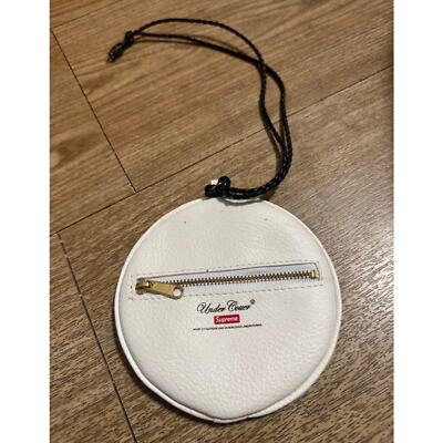 Undercover Supreme Public Enemy Medallion Zipper Leather Pouch Bag