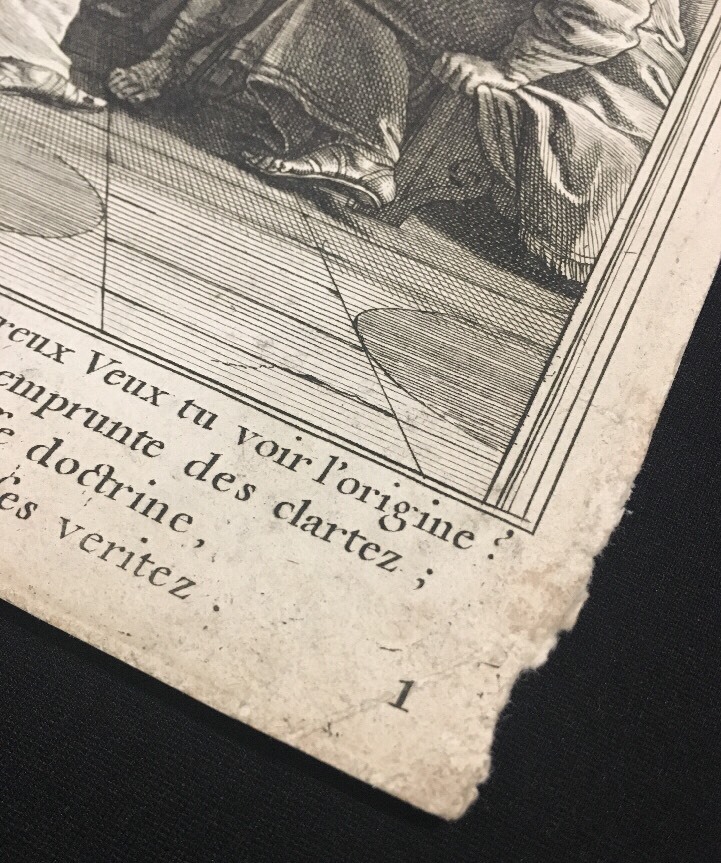 Francois Chauveau Engraving After Le Vie De St. Bruno Sueur Plate 1 Judge 1660