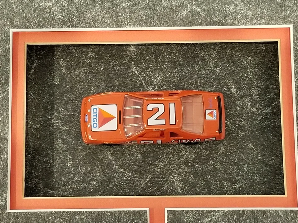 NASCAR Michael Waltrip Firmado 1996 # 21 Citgo Foto Diecast Tarjeta Colección Foto 4 de 4