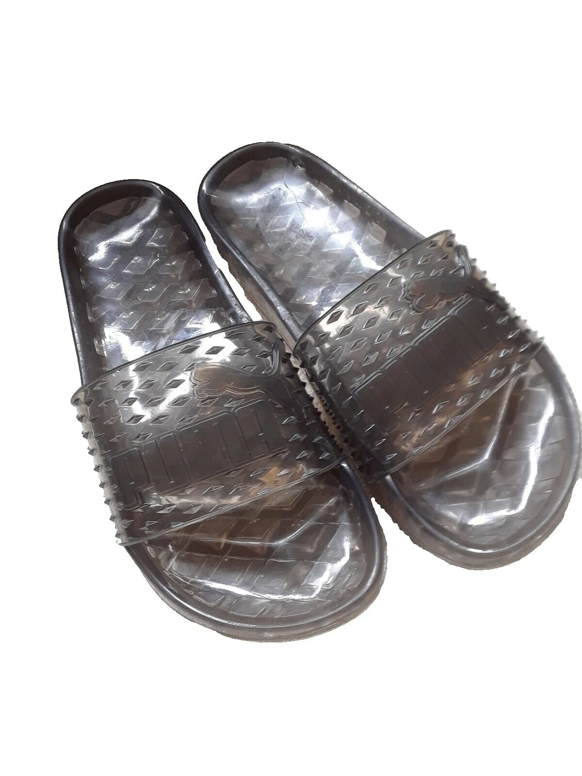 PUMA Women's Solid Sandals Plastic Upper