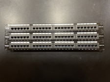 Quantity 3 - TRENDnet Patch Panel TC-P24C5E CAT.5e Patch Panel T568 A/B Wired