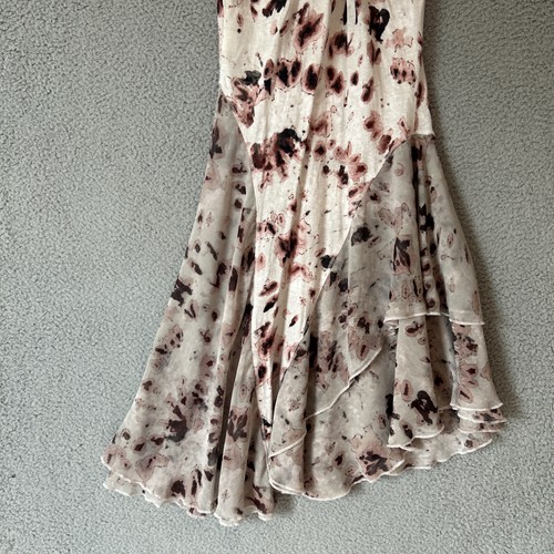 RACHEL ROY Midi Dress Womens XS Pink Tie Dye Fairy y2K Tank Layered Asymmetrical - 第 7/12 張圖片