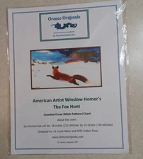 Orenco Originals Cross Stitch Pattern Winslow Homer The Fox Hunt 18" X 10" 