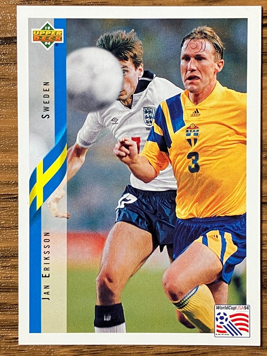 Upper Deck 1994 World Cup Sweden Soccer Card #88 Jan Eriksson Free