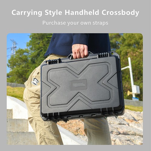 Carrying Storage Box Waterproof Hard Shell Case with DIY Plate for DSLR Camera - Picture 9 of 15