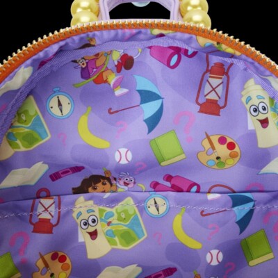 Loungefly Dora the Explorer Backpack Cosplay Mini Backpack  display picture 3