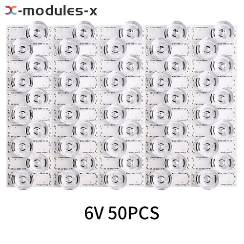50/100PCS 3/6V LED Lamp Bead With Optical Lens Fliter For 32-65'' LED TV Repair - Picture 15 of 22