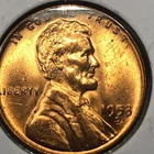 1953-D Lincoln Wheat Cent -  BU #12084