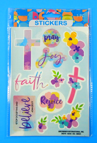 Religious Faith Stickers Pack 5 Sheets