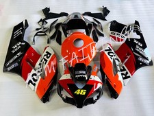 Kit carene carrozzeria iniezione ABS nero arancione Repsol per CBR1000RR 2004 2005