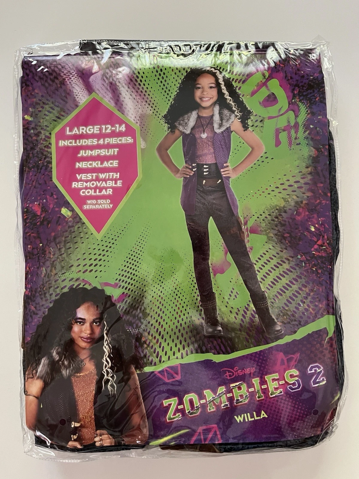 Party City Willa Halloween Costume for Girls, Disney’s Zombies 2, Large 12-14