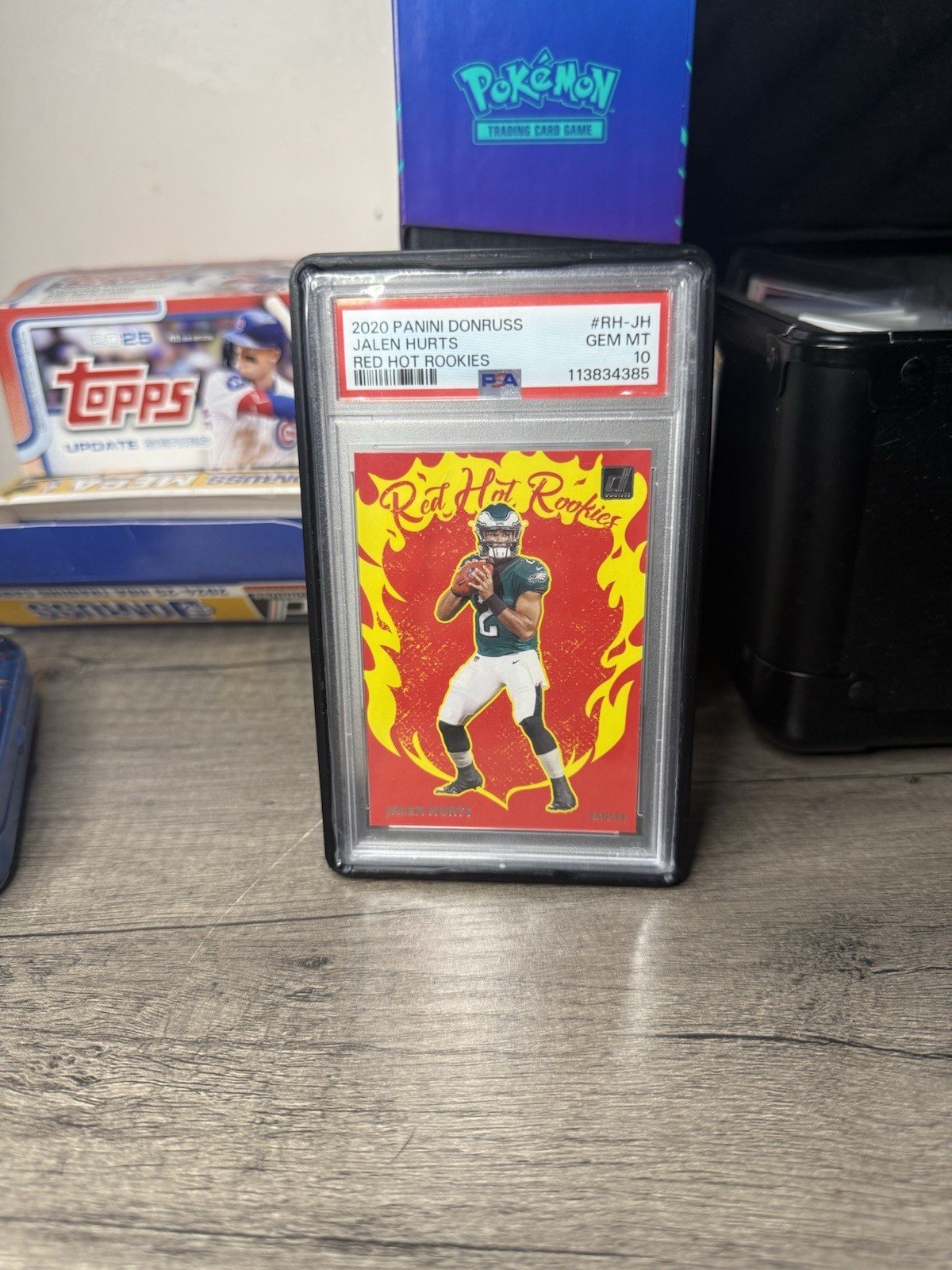 Jalen Hurts Panini Donruss Red Hot Rookies #RHJH Base