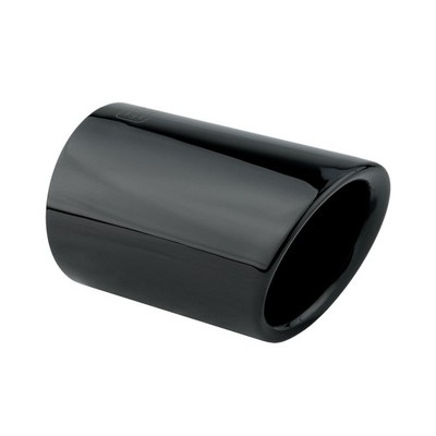 1 Auspuffblende Schwarz für VW Golf 6 7 Polo 6R Audi A1 A3 Auspuff Blende Rohr