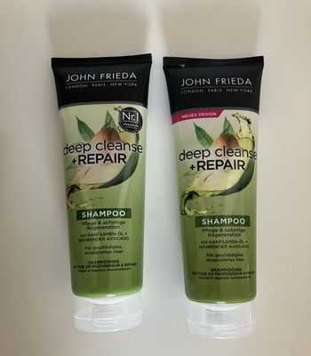 2 x Shampoo ''deep cleanse + REPAIR'' von John Frieda - OVP