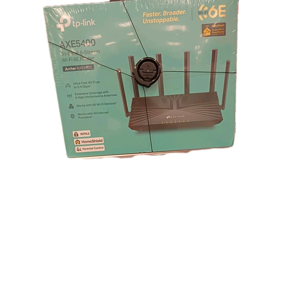 TP-Link Tri-Band 6-Stream WiFi 6E Router 6 Ghz Band 5.4 Gbps