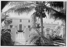 Miami Beach Florida John W Bullock Residence Sunset Island 1940 Gates