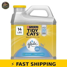 Tidy Cats Scented Clumping Cat Litter with Glade Clear Springs