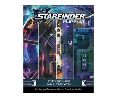 Starfinder Flip Mat Cityscape Multi Pack Roleplaying Game by Paizo Publishing