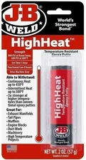 J-B Weld 8297 HighHeat 550 Degree Epoxy Putty Stick - 2 oz.