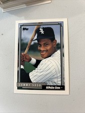 Topps 1992 Sammy Sosa #94 Chicago White Sox Base Set Baseball Card **ERROR**