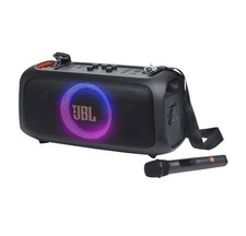 JBL PARTYBOX ON-THE-GO ESSENTIAL PORTABLE PARTY SPEAKER BUILT-IN LIGHTS - BLACK