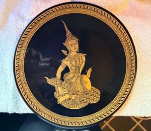 Vintage Fujian Black Ware Plate/s ( 3 Plates )