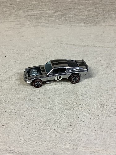 Vintage - 1969 Hot Wheel's Redline/Silver Chrome Boss Hoss Mustang