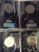 Winnie The Pooh 50p Set of 9 50p -Cert BUNC - 2020 - 2022 with colour decals