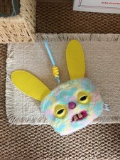 HUGKIS x Fuggler Funny Ugly Rabid Rabbit Plush Coin Purse Keychain Bag Charm