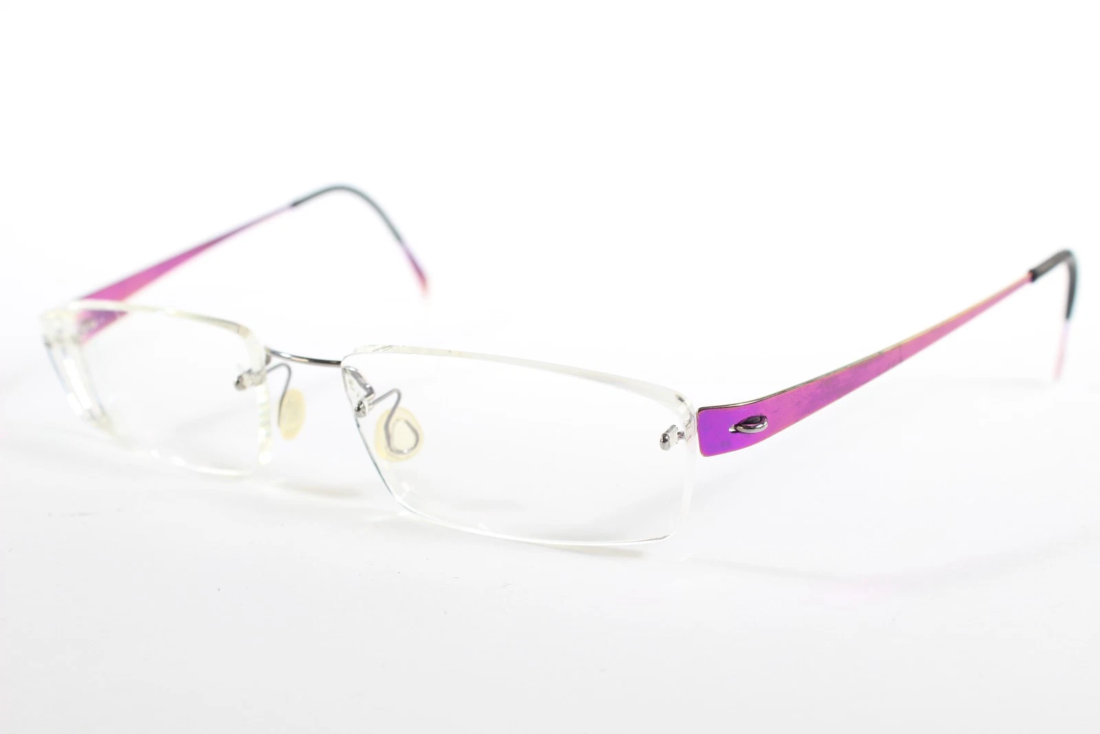 LINDBERG SPIRIT TITANIUM Eyeglasses Mod. 069 Women Grey P77 Rimless Glasses F...