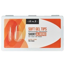 IBD Clear Soft Gel Nail Tips - Pre-Etched Sho...