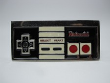 Men's Belt Buckle Novelty Nintendo NES Controller Videogame Metal READ