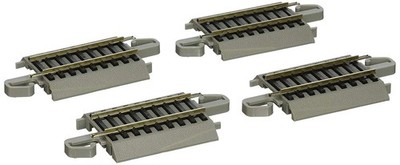 Bachmann Trains - Snap-Fit E-Z TRACK 4.50  STRAIGHT TRACK (4/card) - NICKEL S...
