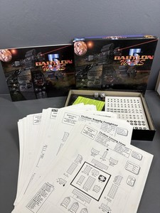 Babylon 5 Wars BW-101 Game + Wars of Retribution Game Book