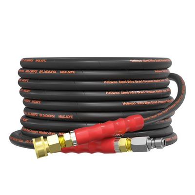 #ad 5 16 Pressure Washer Hose 25 FT Commercial Industrial Grade Steel Wire Braid... $60.04