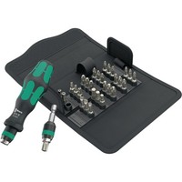 Bitsortiment Kraftform Kompakt 70 Allround 32-Tlg.Schlitz/Ph/Pzd/Tx-Bo/6Kt.Wera