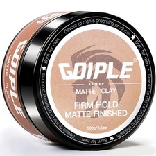 Matte Hair Clay Men's Styling Paste Water Based Texture Strong Hold 80 chars