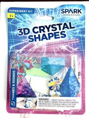 Thames & Kosmos 3D Crystal Shapes Spark Science In a Flash NIB. 
