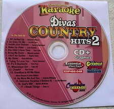 CHARTBUSTER DIVAS COUNTRY KARAOKE CDG DISC 5053-01 SARA EVENS,FAITH HILL CD G