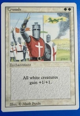 BANNED MTG Magic The Gathering Crusades | Revised Edition 3ED | 1994 | LP