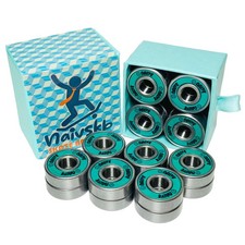 Skate Bearings 8mm 16 Pack, Stainless Steel 608 Bearings Quad Inline Skates R...