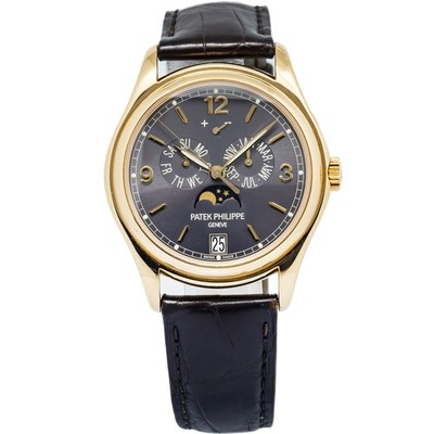 Patek Phillipe Annual Calendar 5146J-010 Yellow Gold Grey Dial Men's Watch 39mm