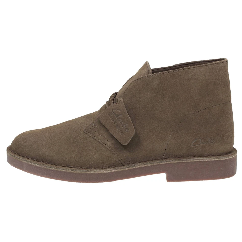 Clarks Desert Boot Evo - Polacchini In Suede Kaki - Uomo Scarpe Polacchini - Imagen 3 de 3