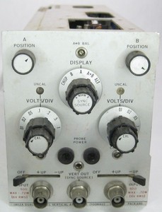 Hewlett-Packard HP Vintage Dual Channel Vertical Amplifier 100MHz Model 1802A